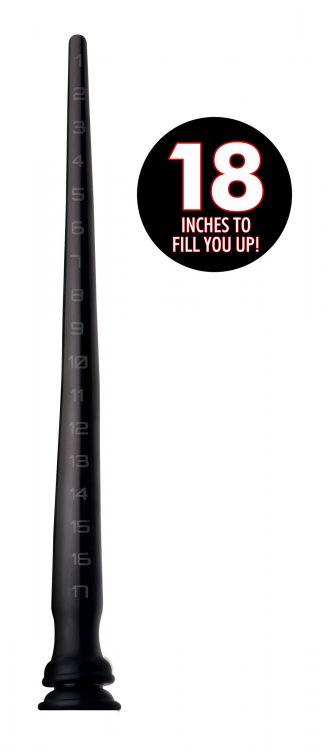 How many inches can you take? Test your limits and enjoy up ... Hosed - 18" Tapered Hose - Black photo-4