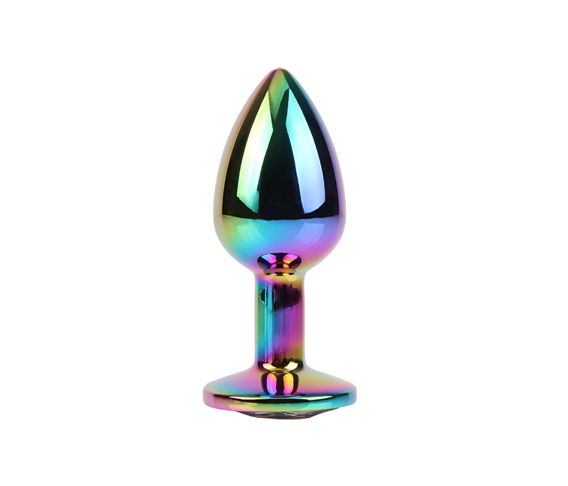 Metal plug for anal play and training
Tapered easy entry tip... Chisa - Gem Metal Plug S - Rainbow photo-2