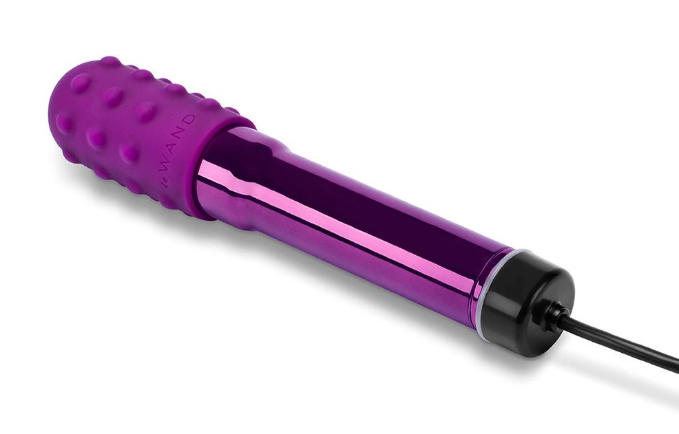 Rechargeable Vibrator With Silicone Textured Ring
Take your... Le Wand - Grand Bullet - Cherry photo-6