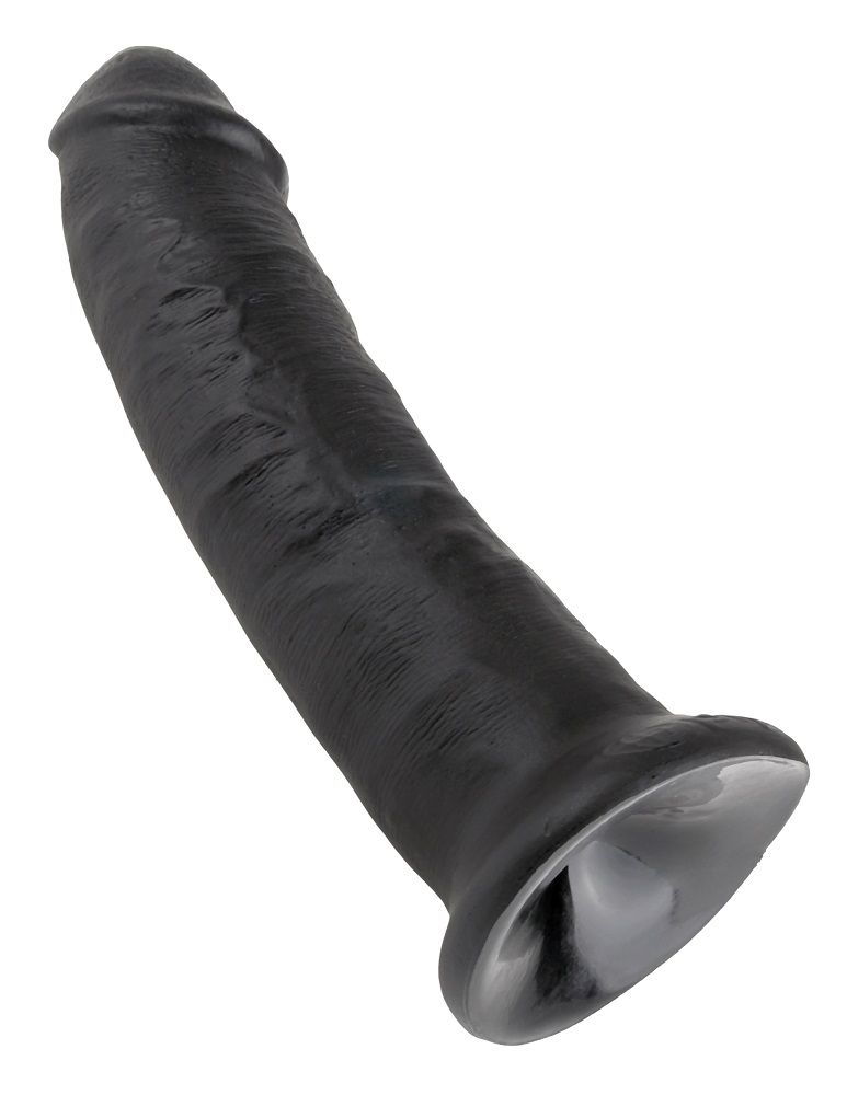 Do you want your first dildo to look and feel just like the ... King Cock - Cock 9″ - Black photo-5