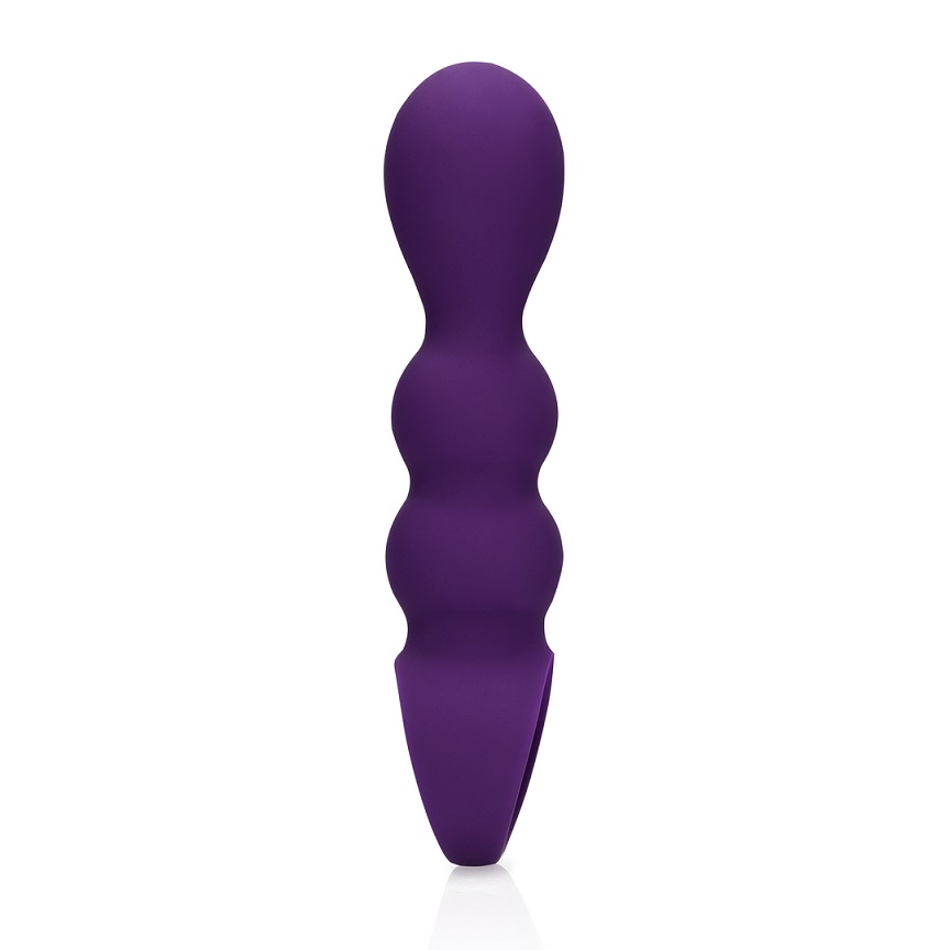 This Teardrop Shaped Anal Vibrator is designed to provide pl... Loveline - Teardrop Anal Vibrator - Purple photo-5