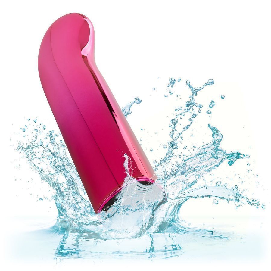 The shining Glam G Vibe bullet is a sleek G-curve vibrator p... CEN - Glam G Vibe - Pink photo-8