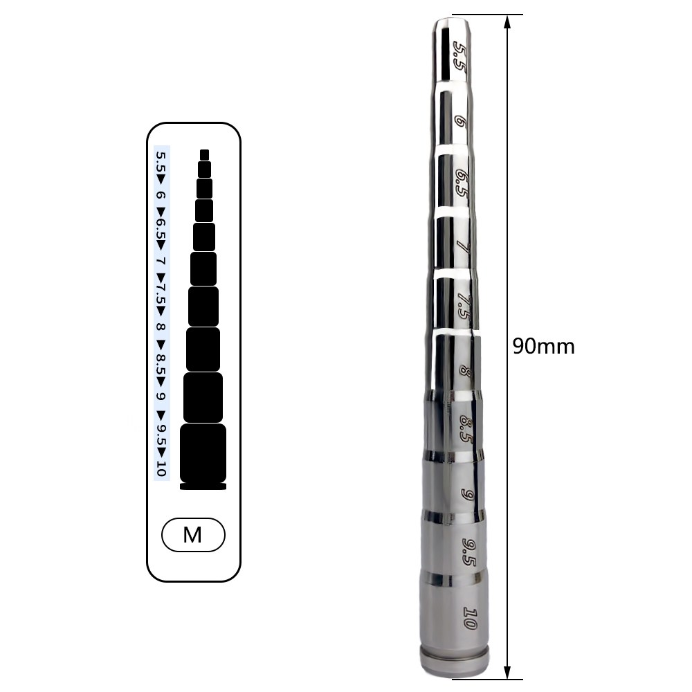 Material: 304 Stainless steel
Min. diameter: 5.5 mm
Maximum ... FAAK - Horse Eye Penis Plug 5.5mm - Silver photo-4