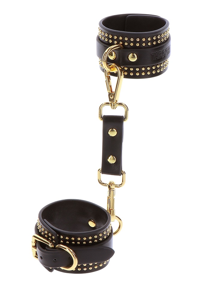 Discover the epitome of elegance and sensuality with these T... Taboom - Vogue Wrist Cuffs - Black photo-6