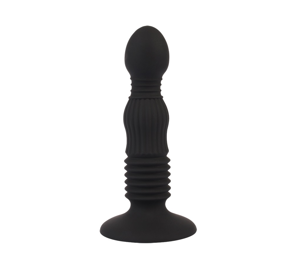 Black Mont series anal plug with ribbed surface
Phthalates ... Chisa - 5.5'' Delight Controller Plug - Black photo-3