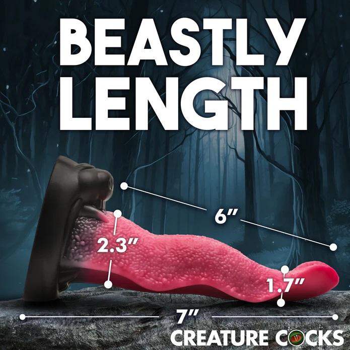 The Wolf's Lick fantasy dong from Creature Cocks offers ... Creature Cocks - Wolf Lick Maw Dildo photo-6