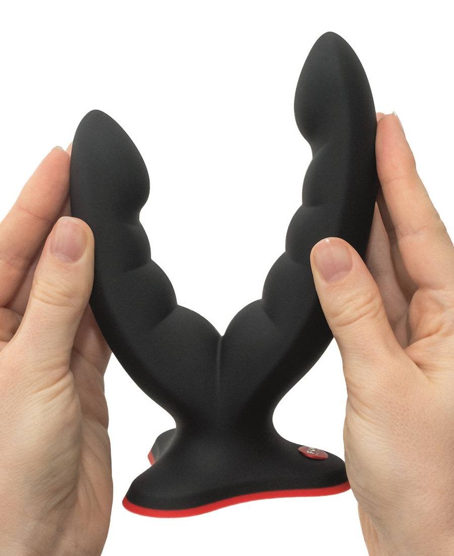 RYDE doesn't mess around! The first grinding dildo from ... Fun Factory - Ryde Grinding Double Dildo - Black photo-3