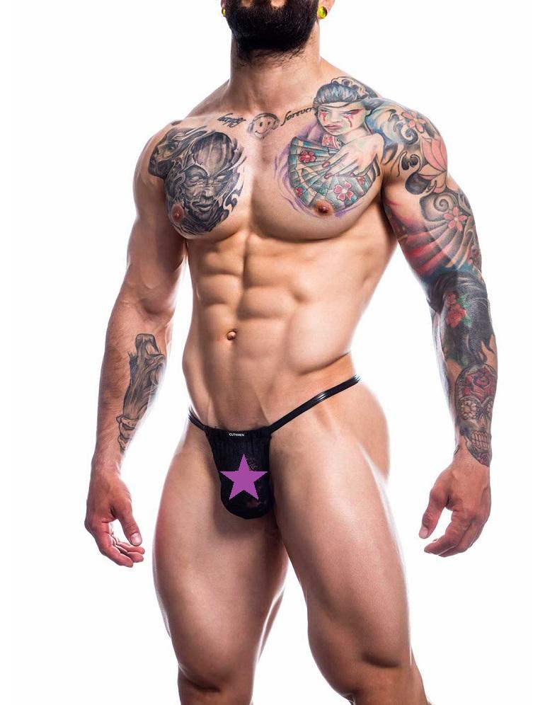 Elevate Your Nights with Unbeatable Style - Introducing L4CE... Cut4men - Lace G-String - Black - L/XL photo-5