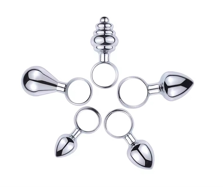 Tiny metal anal plug with ring
Material: Aluminium alloy
T... MT - Tiny Butt Plug w Ring - Silver photo-6