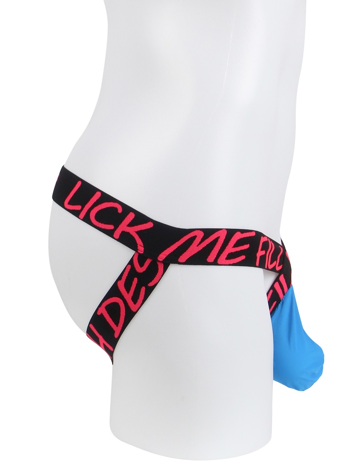 Sexy men thong underwear with jock strap back
Material ... Ohyeah - Tiny Jockstrap - Blue - M photo-7