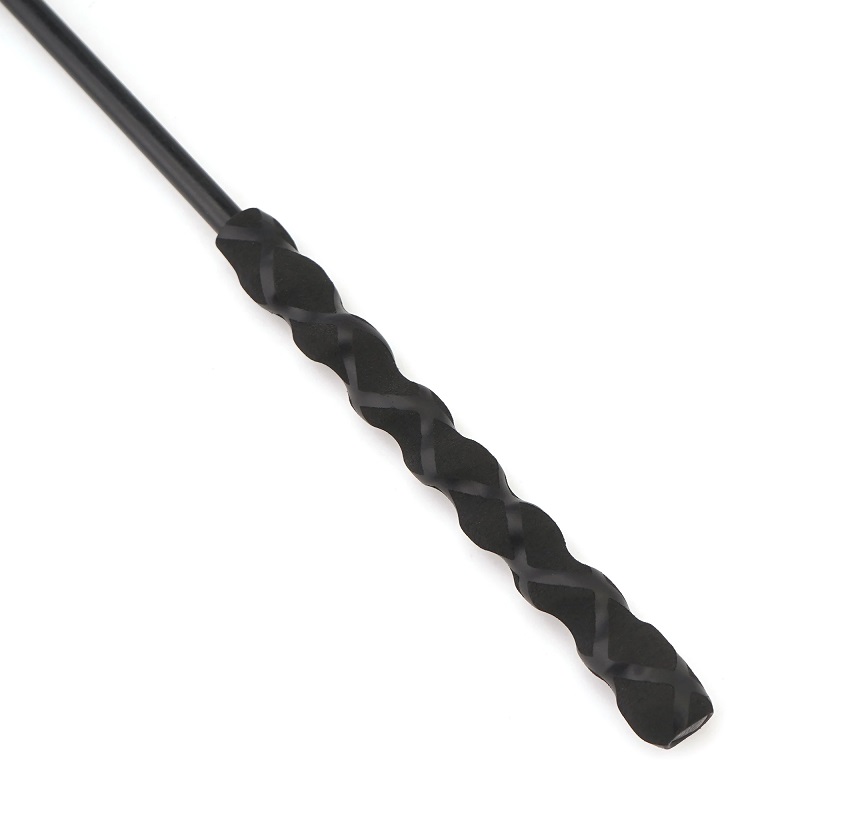 Exquisite Rose Gold Cow Leather Tip, Double Layers, Edge Per... Liebe Seele - Rose Gold Riding Crop photo-6