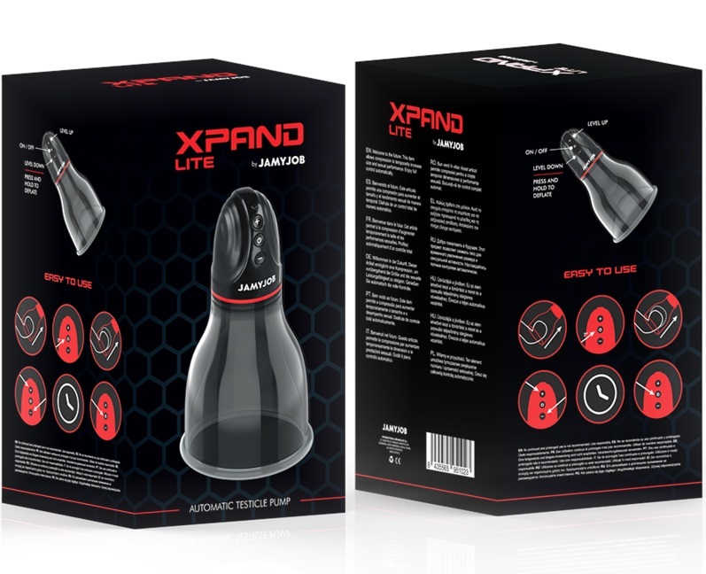 The XPAND LITE testicle stimulator pump from the JAMYJOB bra... Jamyjob - Xpand Lite Auto Testicle Pump photo-8