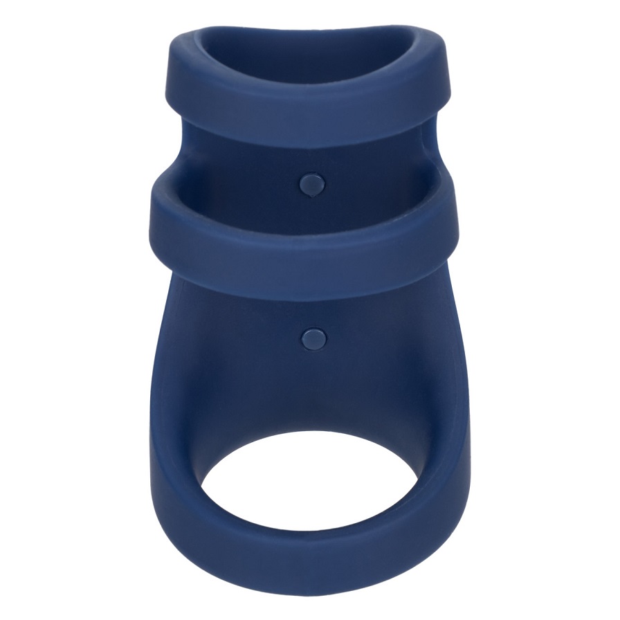 Explore new horizons of pleasure with the Viceroy Rechargeab... CEN - Viceroy Triple Vibro Ring - Blue photo-4