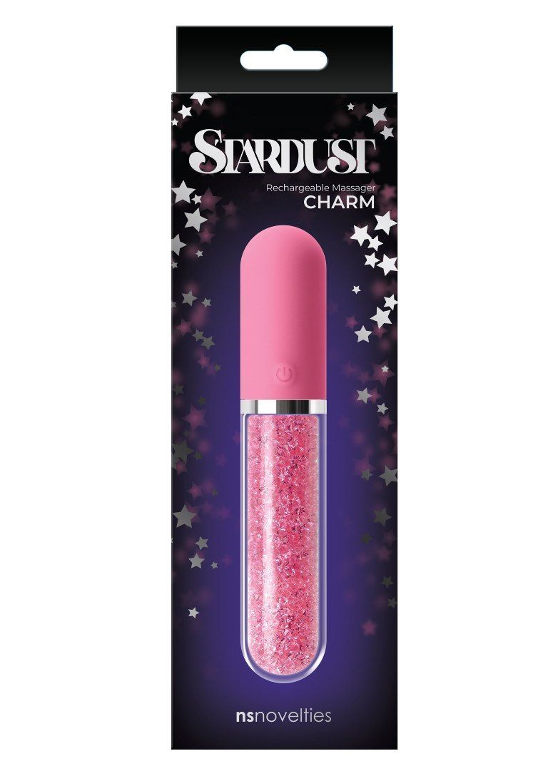 Experience the cosmic energy of Stardust. Combining colored ... NS Novelties - Stardust Charm Vibe - Pink photo-2