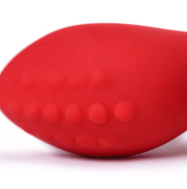 Flexible material, anatomical shape and small size guarantee... ToDo - Proman Vibro Prostate Massager - Red photo-6