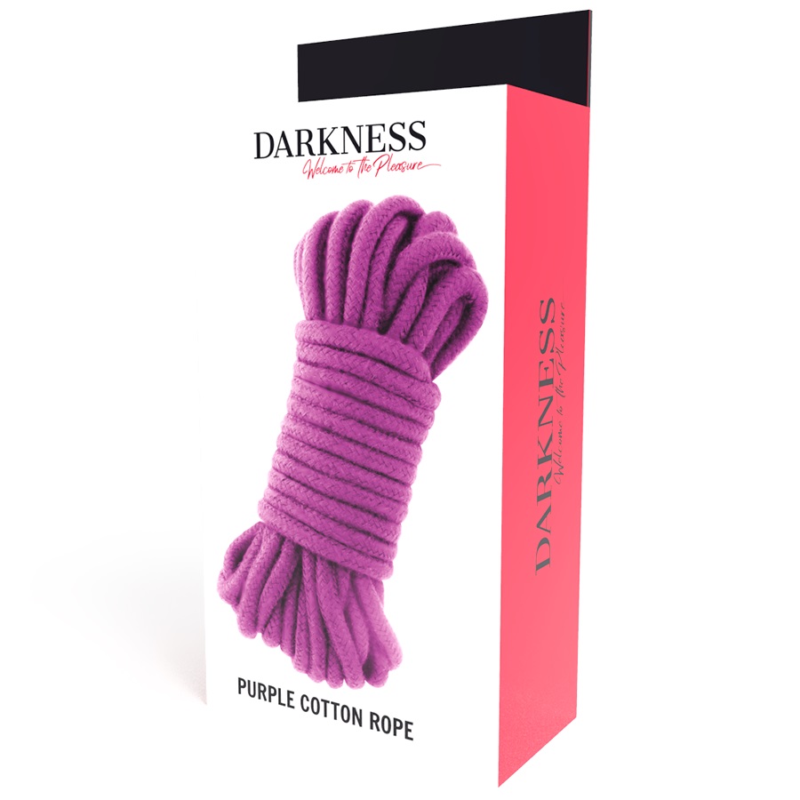Japanese cotton rope is a domination rope, to be used in bon... Darkness - Kinbaku Rope 10m - Purple photo-3