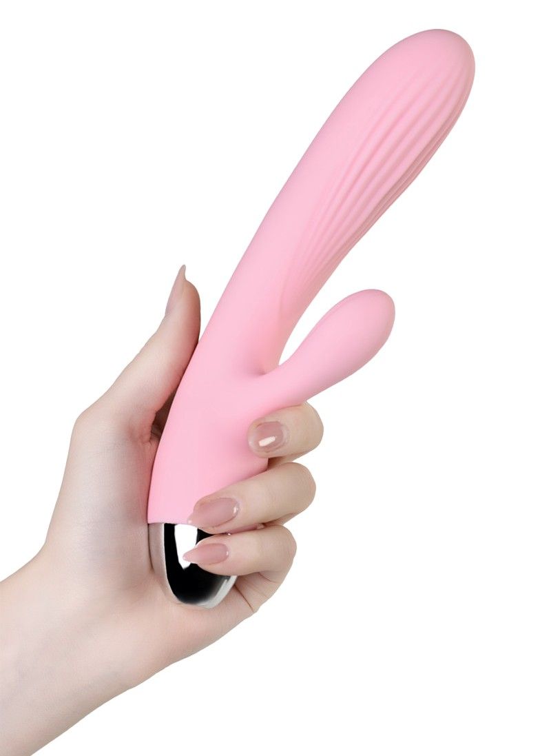 Your orgasms will brighten with this multifunctional MILLY v... JOS - Milly Heating Pulsator Rabbit Vibe - Pink photo-2