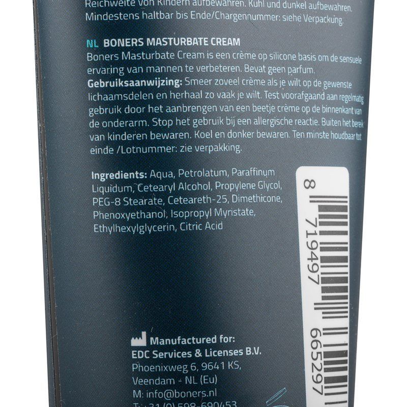 This unique lubricant is specially made for masturbation and... Boners - Masturbation Cream - 100ml photo-5