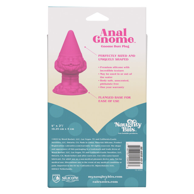 A troll for your hole! The Naughty Bits Anal Gnome Gnome But... CEN - Naughty Bits Gnome Plug - Pink photo-11