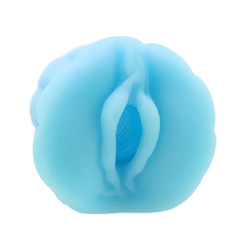 Make your masturbation unforgettable with a realistic mastur... NS Novelties - Firefly Yoni Glow Masturbator - Blue photo-4