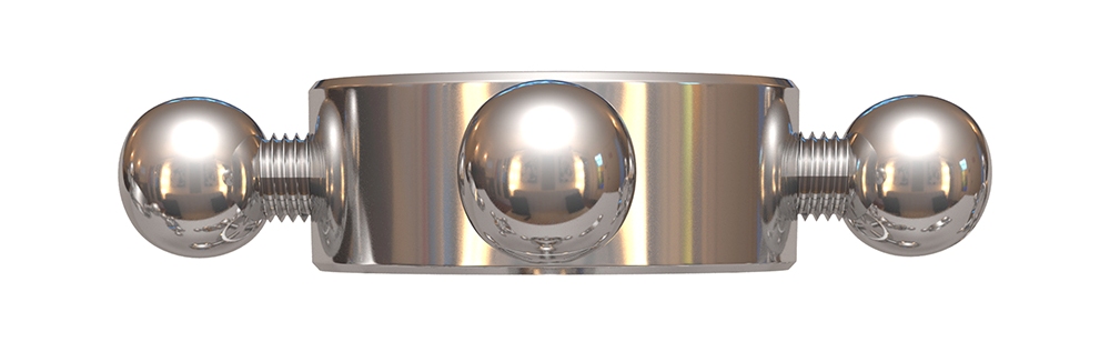 Hands-free Nipple Play, Fully Adjustable For Perfect Fit, No... Chisa - 4-Point Squeezing Nipple Grips - Silver photo-5