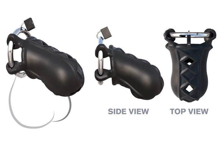 Put your lover on lockdown with the Extreme Silicone Cock Bl... Pipedream - Extreme Silicone Cock Block - Black photo-6