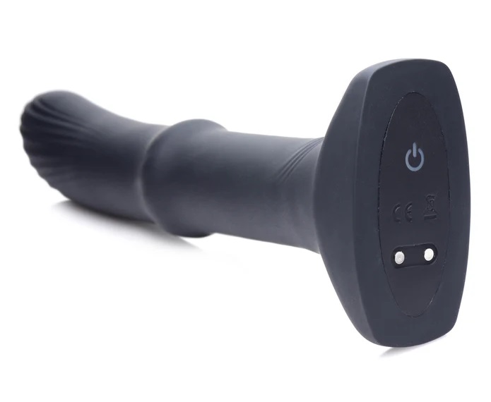 Featuring patented Sliding Ring Technology, this exclusive T... Thunderplugs - Slider Vibro Plug - Black photo-5