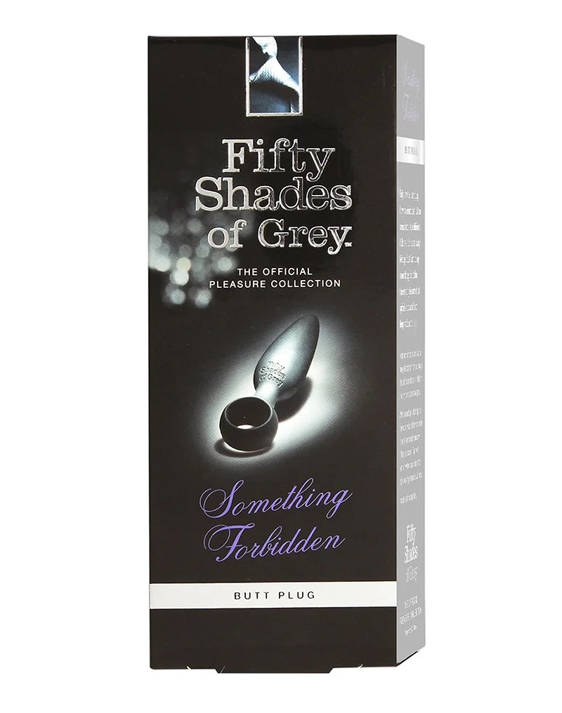 Made from smooth silicone with a firm-yet-flexible form, the... Fifty Shades of Grey - Something Forbidden Butt Plug - Black photo-4