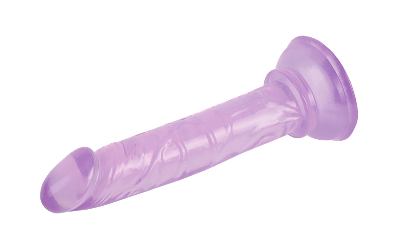 Anti-Bacterial, Better-Than-Real, Phathalate Free, Anal Trai... Chisa - 5.3" Mini Dildo - Purple photo-4