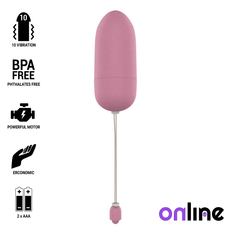 Enjoy the 10 amazing vibration modes of this egg, from a sof... Online - Vibro Egg - Pink photo-3