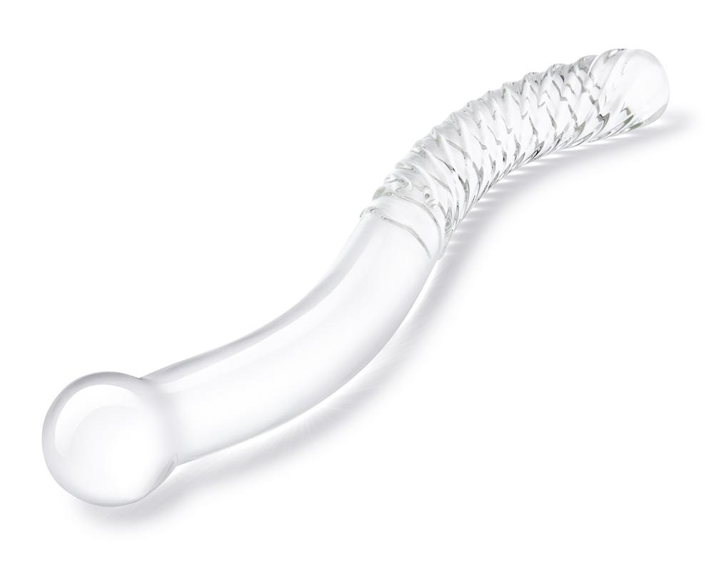 Elevate your pleasure experience with the 11" Glass Pel... Glas - 11" Pelvic Double Ended Wand photo-4