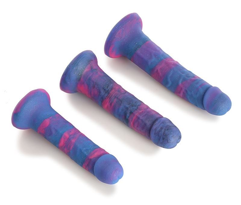 This Dildo is made of a unique galaxy color, sci-fi but very... MT - Starlight Dildo M - Purple photo-8