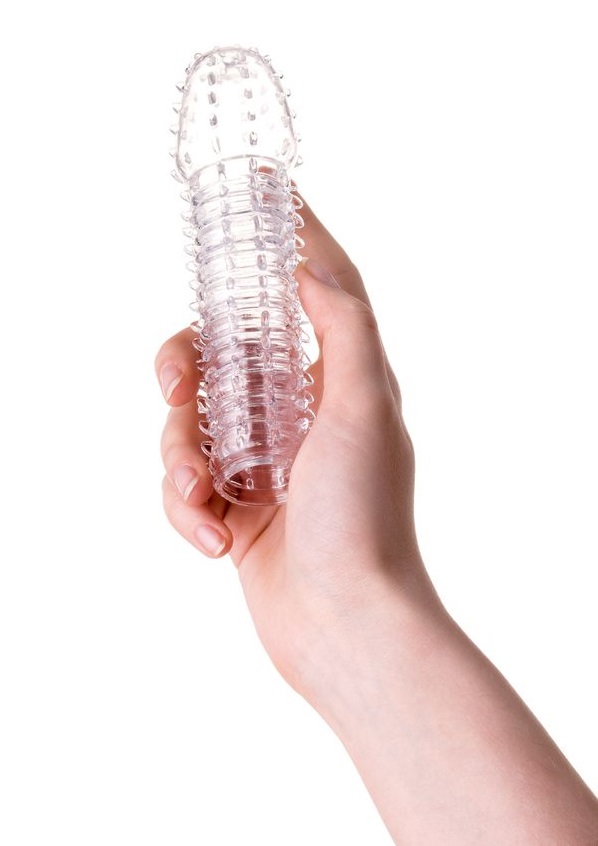 Turn your penis into an incredible source of pleasure with t... A-Toys - Boyn Sleeve 15.2 cm - Clear photo-2