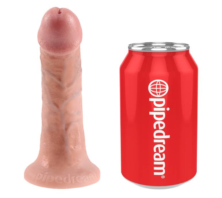 When you want your first strap-on to look and feel just like... King Cock - Strap-On Harness 6″ Cock - Flesh photo-3