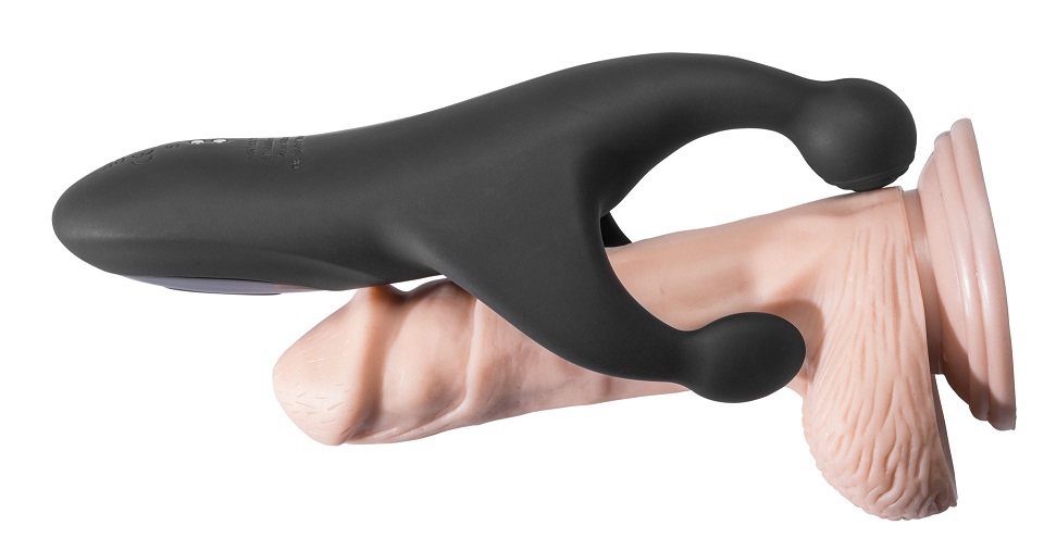 Stimulator imaginatively and cleverly designed for stimulati... Malesation - Angel Cock Stimulator - Black photo-6
