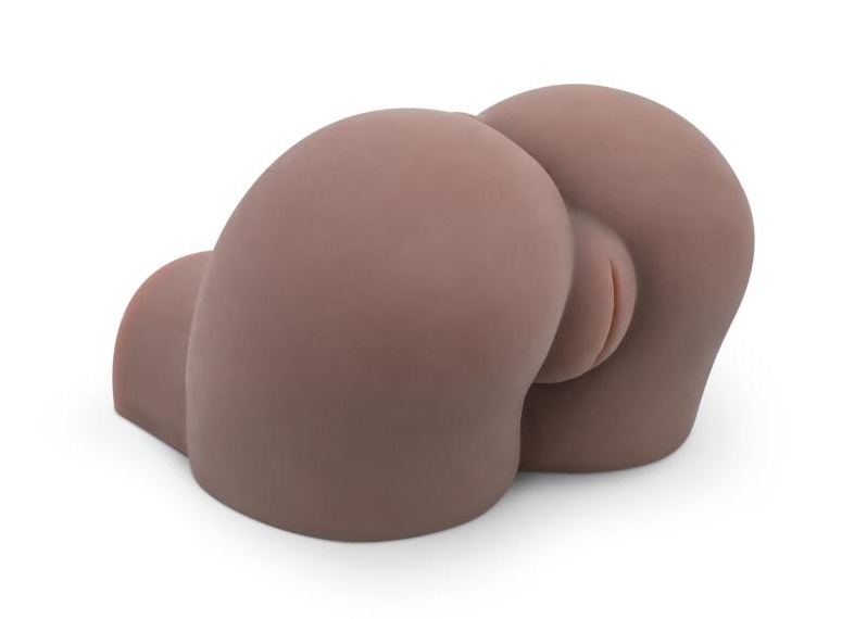 This delicious masturbator has a realistic design and has bo... FwB - Jasmine Turner Masturbator - Brown photo-4
