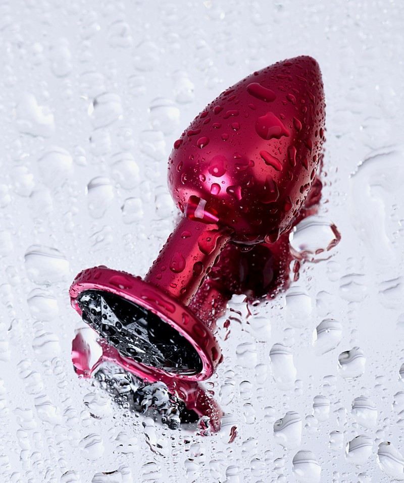 Red anal plug TOYFA Metal with a tourmaline colored gem.
Ma... Toyfa - Metal Anal Plug 2.8cm - Tourmaline photo-8