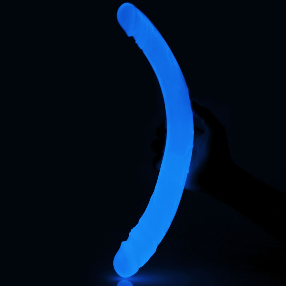 Illuminate your darkest pleasures with Lumino play dildo.
Lu... Lovetoy - 14" Lumino Play Double Dildo - Clear photo-11