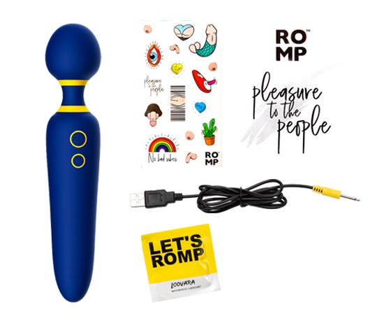 我們想通知您,適用於 Wow Tech 產品(ROMP、Womanizer、We-Vibe、Arcwave)的充電器適配... Romp - Flip 強力震動按摩棒 - 藍色 照片-14