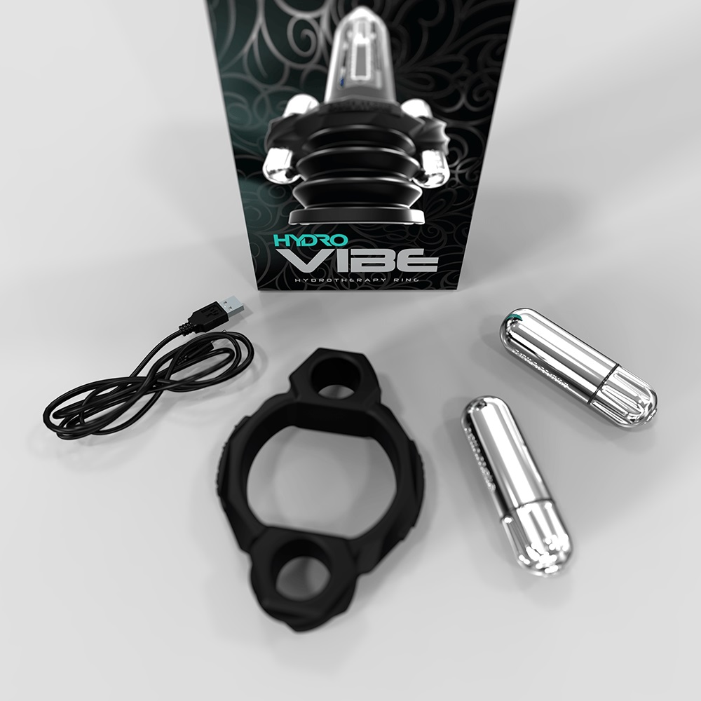 Add an all-new level of performance for your Bathmate Hydrop... Bathmate - Hydro Vibe Ring - Black photo-6