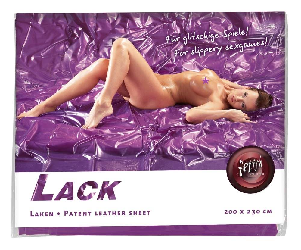 Perfect for slippery erotic fun!
This vinyl bed sheet from ... FC - Vinyl Bed Sheet - Purple photo-5