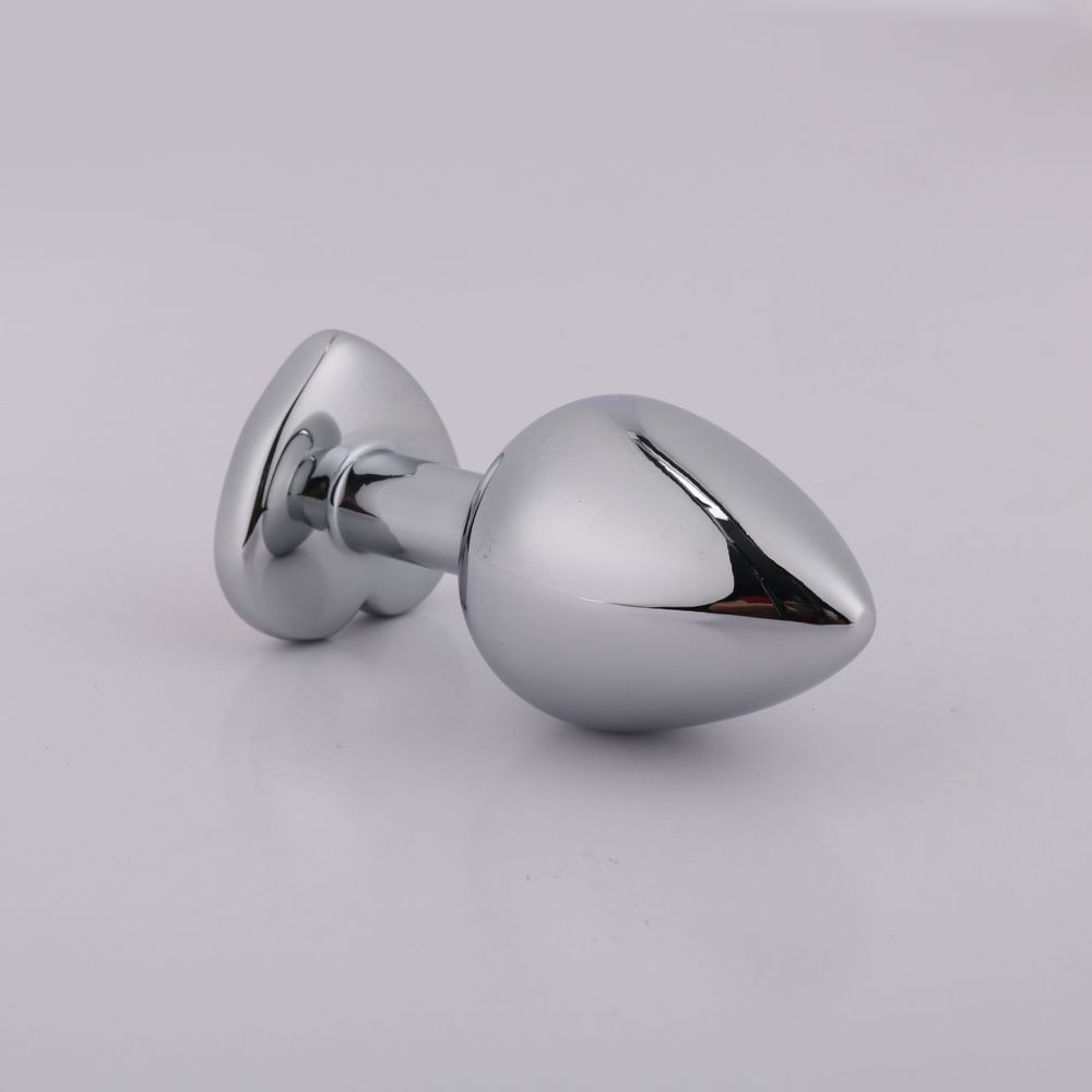 MT - Anal Plug 85x33mm - Silver photo-3