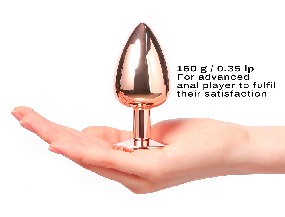 Shine bright like a diamond !
Do you appreciate things that... Dorcel - Metal Diamond Anal Plug L - Gold photo-3
