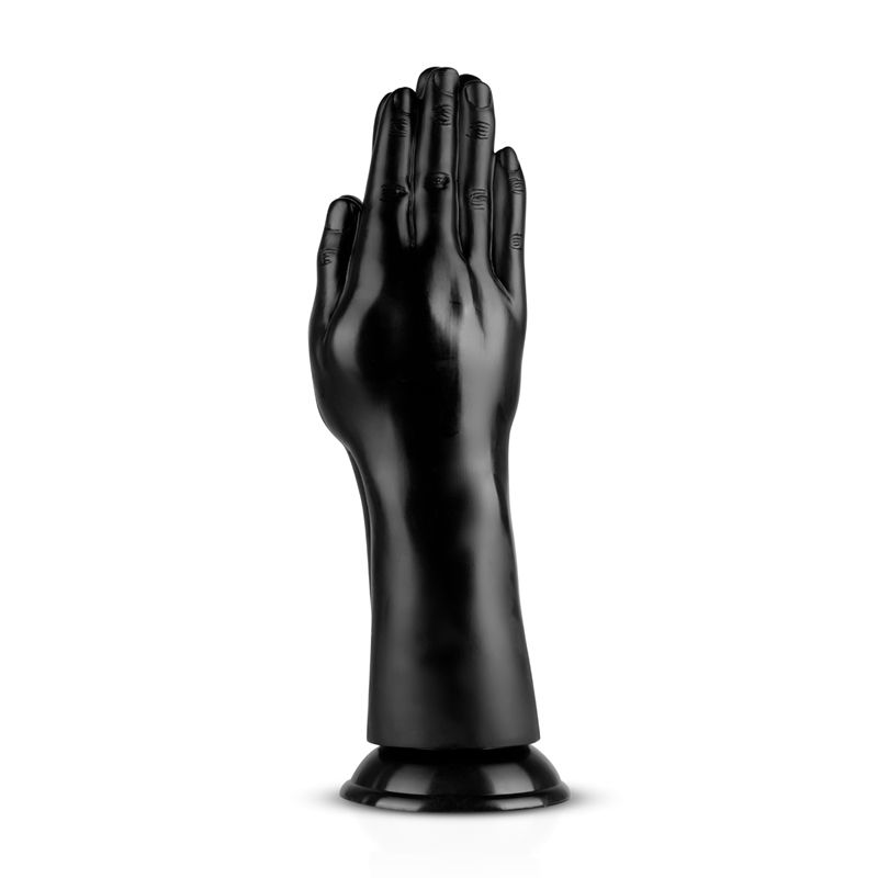 Take on the challenge with the Double Trouble Fisting Dildo ... BUTTR - Double Trouble Fisting Dildo - Black photo-4