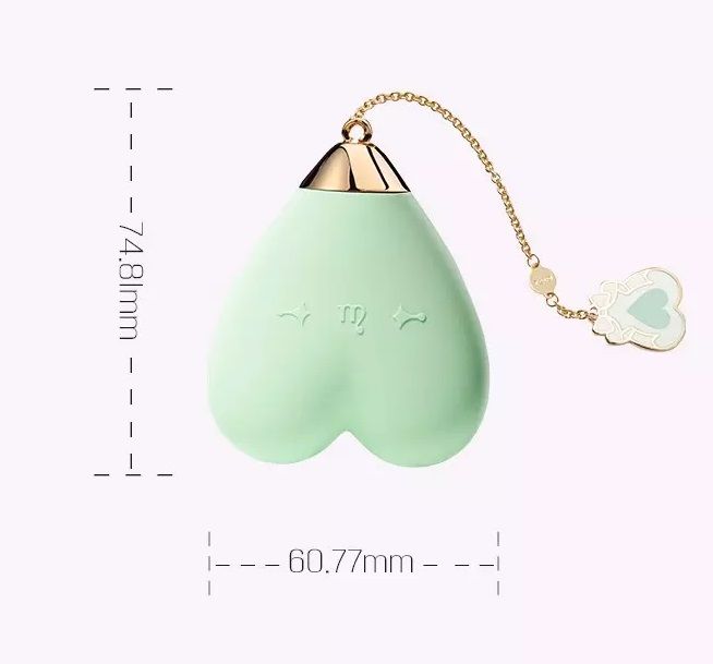 Baby heart能按摩全身的按摩器做自己的公主, 身体跟随心灵的召唤渐入融合, 绽放属于你的美好绚丽随时在你身边守候... Zalo - Baby Heart 按摩器 - 绿色 照片-5