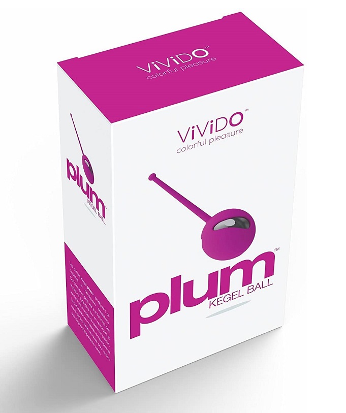 Plum Kegel Ball delivers discreet and deeply gratifying sens... ViViDO - Plum Kegel Ball Hot In Bed - Pink photo-2