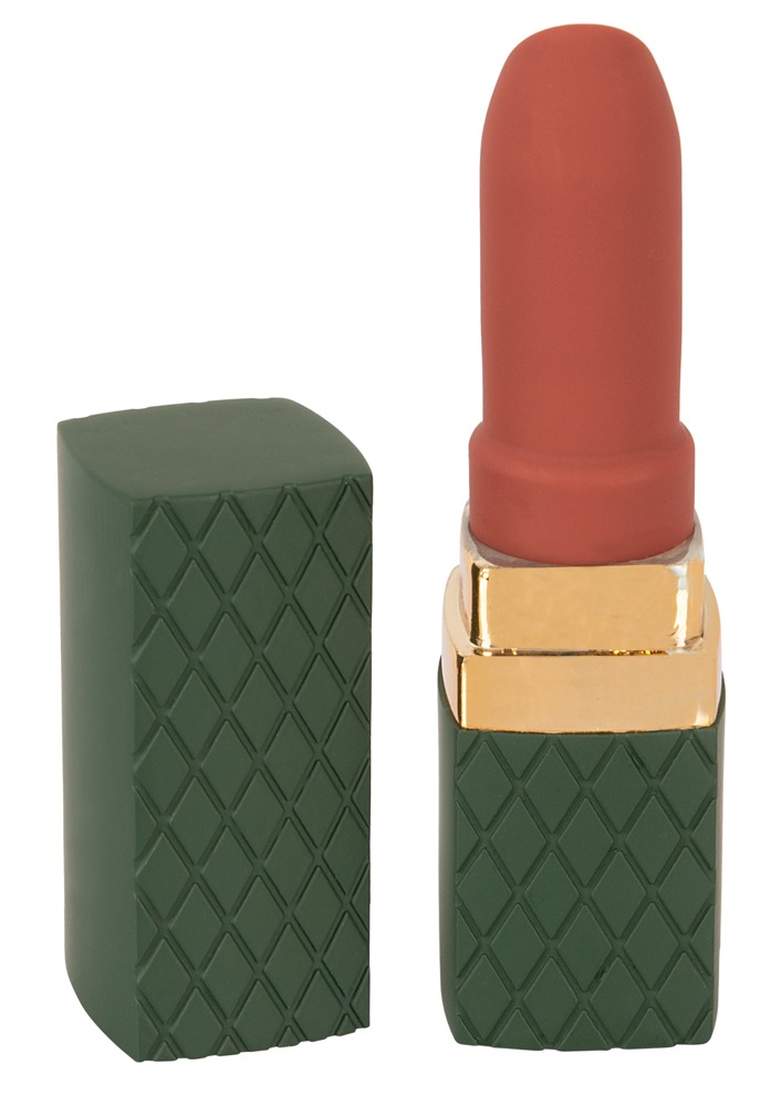 Discreet lipstick deign for a handbag!
The mini vibrator Lux... Emerald Love - Luxurious Lipstick Vibe - Green photo-5