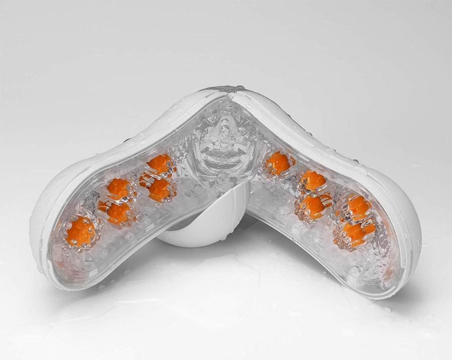 Tenga Flip OrbOrange Crash是Tenga Flip系列自慰器的最新產品,它在中間打開後,既... Tenga - Flip ORB 飛機杯 - 橙色 照片-3