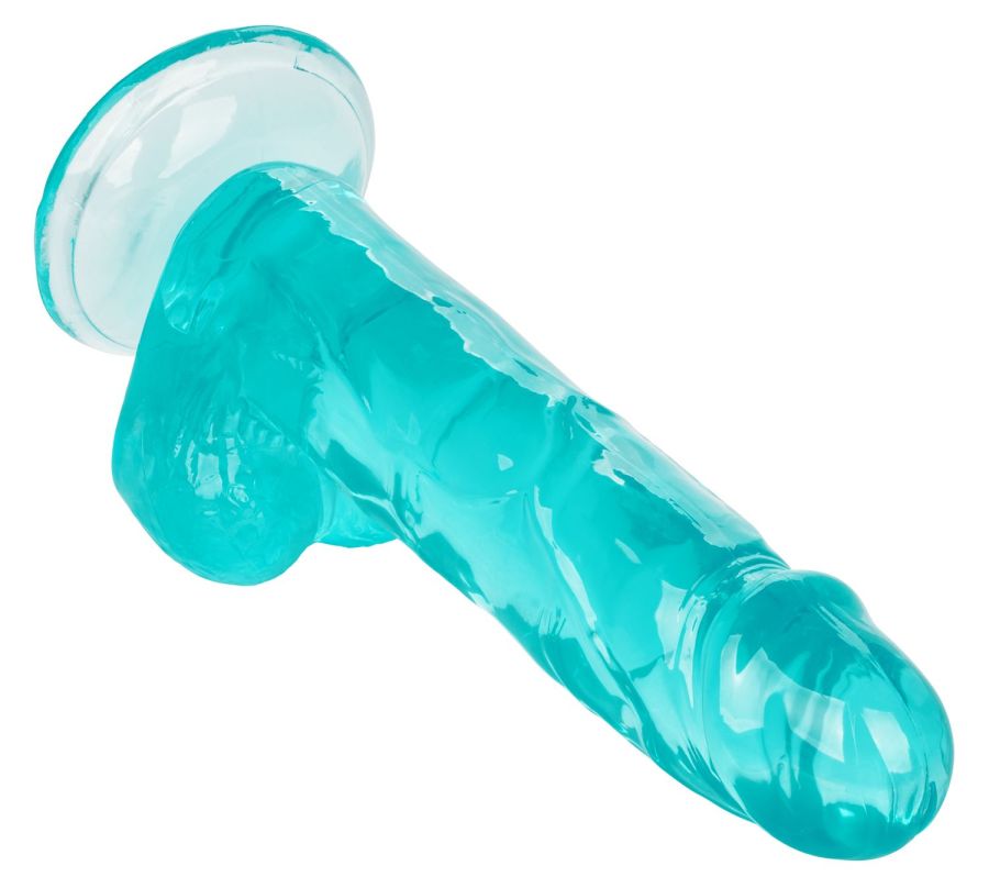 With a firm, life-like feel, you won't be able to distin... CEN - Size Queen 6" Dildo - Blue photo-6