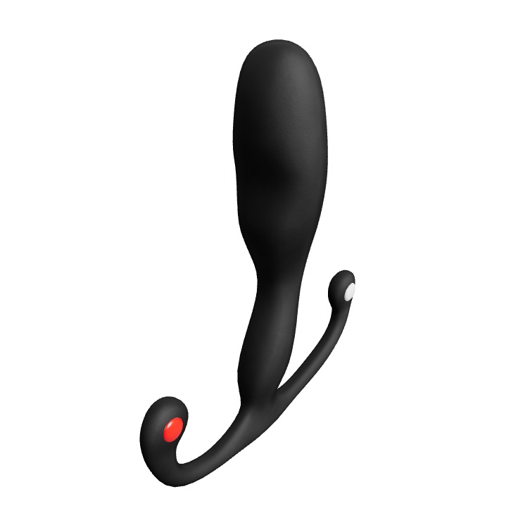 Silicone coated for the utmost comfort
Angled head for more ... Aneros - Helix Syn Trident Prostate Massager - Black photo-2